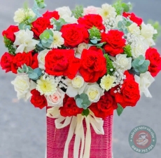 Giỏ hoa tươi 005
