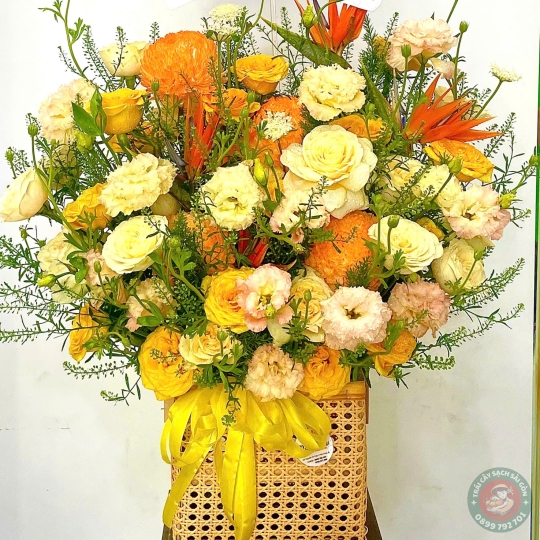 Giỏ hoa tươi 004