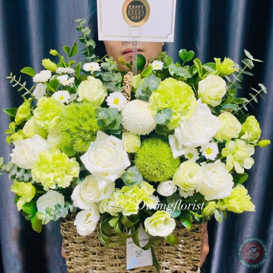 Giỏ hoa tươi 006