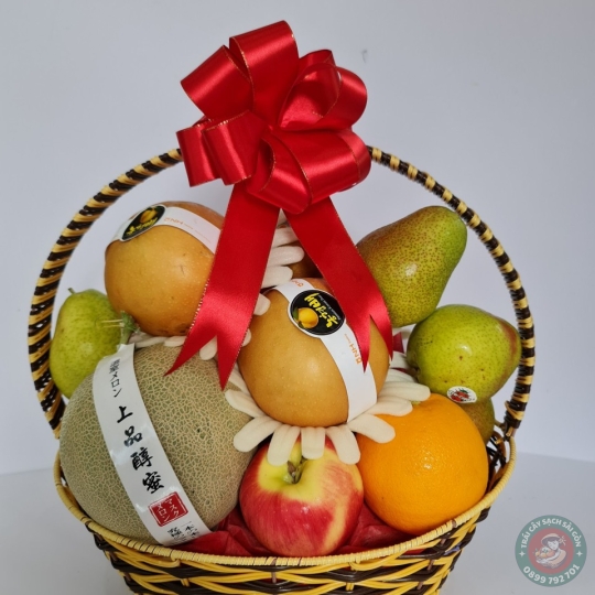 Giỏ quà trái cây mừng thôi nôi